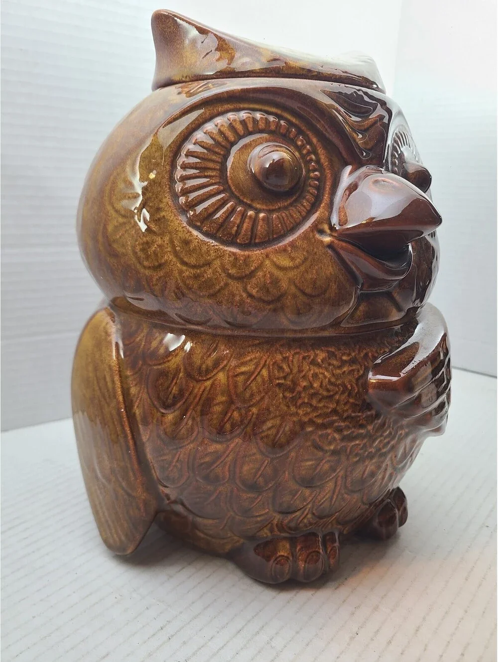 McCoy Pottery Brown Owl Cookie Jar #204 Vintage USA Made